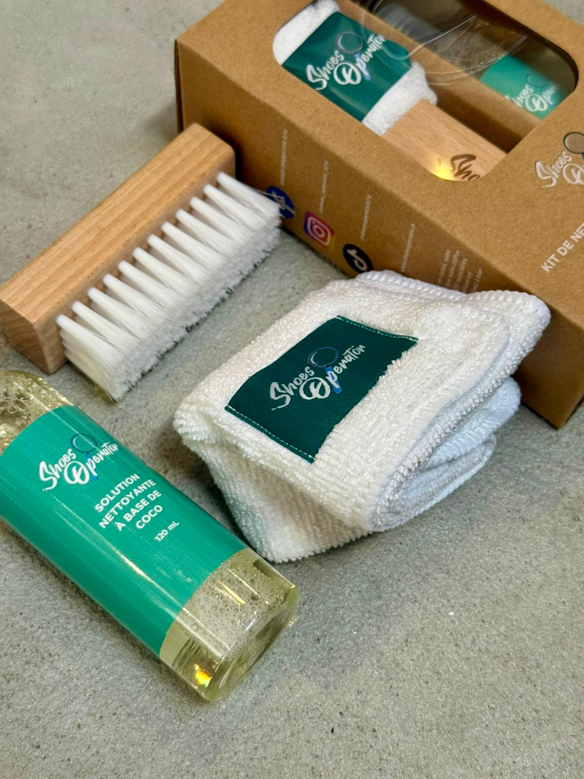 Kit de nettoyage sneakers premium