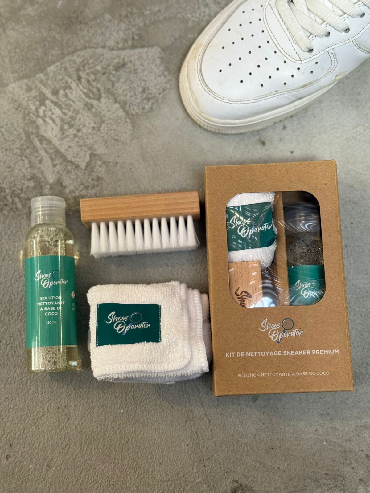 Kit de nettoyage sneakers premium
