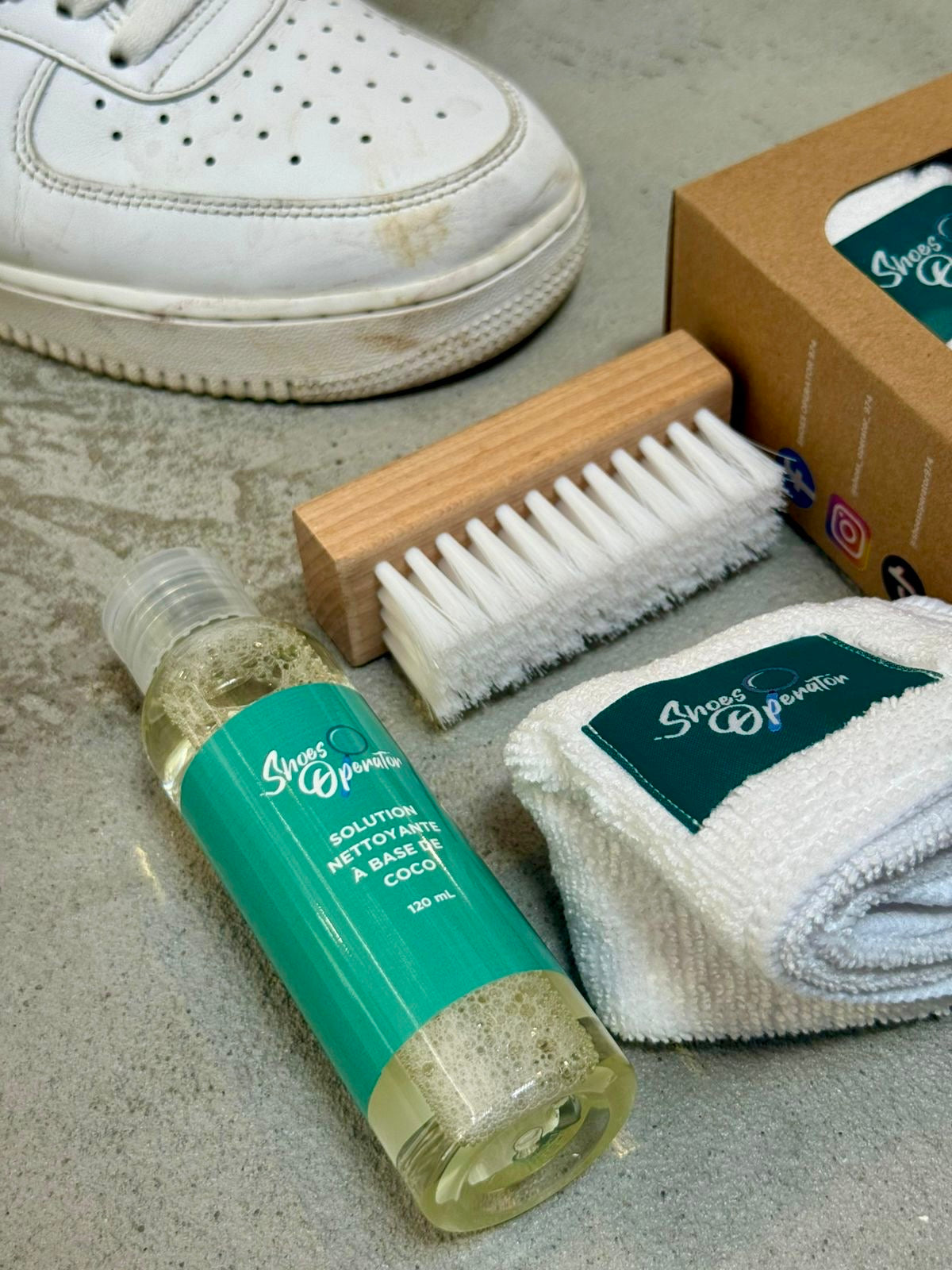 Kit de nettoyage sneakers premium