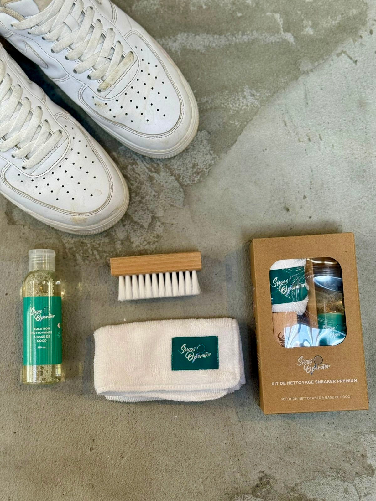 Kit de nettoyage sneakers premium